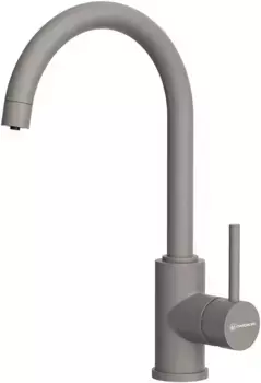 Смеситель для кухни Omoikiri Shinagawa 2 Plus с подключением к фильтру серый матовый, leningrad grey