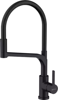 Смеситель для кухни Omoikiri Sinto 2 Plus с подключением к фильтру графит, черный