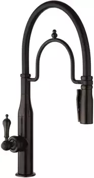 Смеситель для кухни Paini Botticelli 64PZ557BKM с гибким изливом