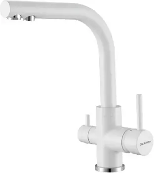 Смеситель для кухни Paulmark Essen Es213011-431TW белый матовый