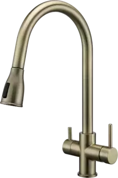 Смеситель для кухни Paulmark Lange 214212-BR, бронза