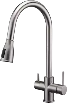 Смеситель для кухни Paulmark Lange 214212-NI никель