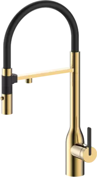 Смеситель для кухни Paulmark Magneto One Ma213188-SBG светлое брашированное золото