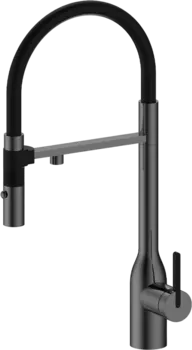 Смеситель для кухни Paulmark Magneto One Ma213188-GM вороненая сталь