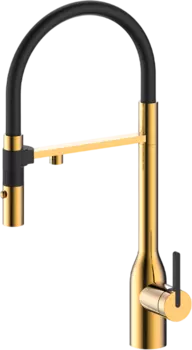 Смеситель для кухни Paulmark Magneto One Ma213188-BG брашированное золото