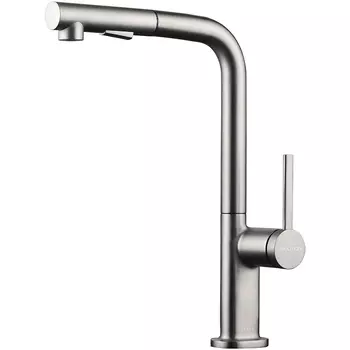 Смеситель для кухни Paulmark Neo сталь