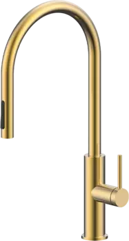 Смеситель для кухни Paulmark Senso Se215180-SBG светлое брашированное золото