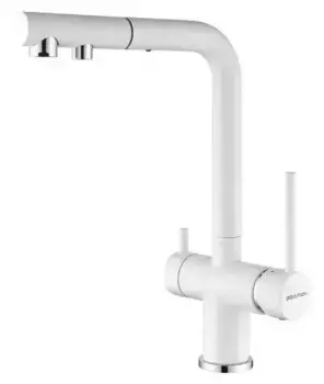 Смеситель для кухни Paulmark Serpentine Se213222-431 белый