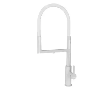 Смеситель для кухни Paulmark Tornado To213402-431 белый матовый