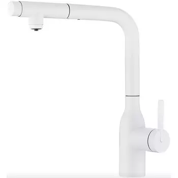 Смеситель для кухни Paulmark Viper белый матовый