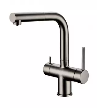 Смеситель для кухни под фильтр с выдвижным изливом GROCENBERG GB4097BG (Kerox Венгрия)