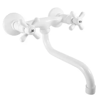 Смеситель для кухни Rav Slezak Morava retro белый