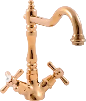 Смеситель для кухни Rav Slezak Morava retro золото