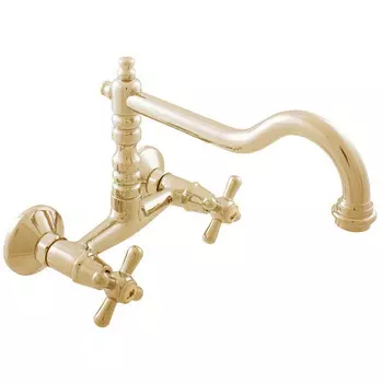 Смеситель для кухни RAV Slezak Morava retro золото