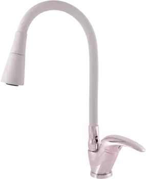 Смеситель для кухни Rav Slezak Sazava с гибким изливом серый матовый, хром