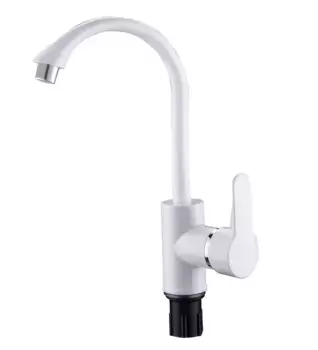 Смеситель для кухонной мойки РМС ABS PL5-017F-1 белый