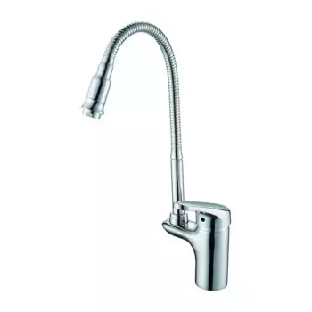 Смеситель для кухни с гибким изливом D-Lin D155460-Q, хром