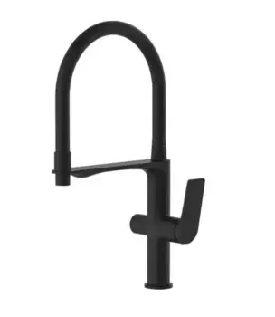 Смеситель для кухонной мойки Haiba HB76816-7 с возможностью подключения фильтра черный