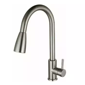 Смеситель для кухни с выдвижным изливом D-Lin H155315-T, сатин