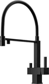 Смеситель для кухни Sancos Moro SC4006MB с гибким изливом, матовый черный