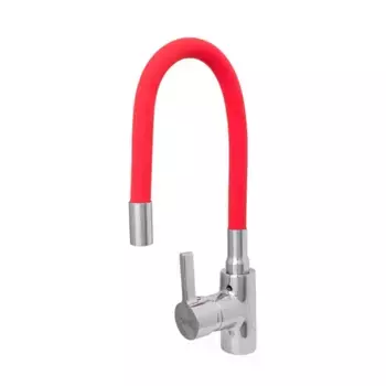 Смеситель для кухни Сантаком stMIRA 5098-1, красный