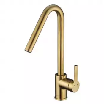 Смеситель для кухни Swedbe Select золотой глянцевый