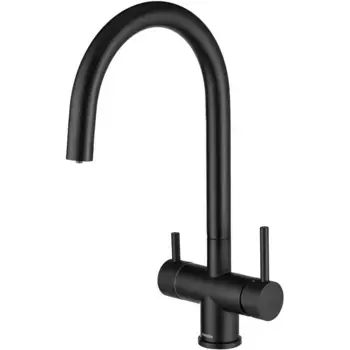 Смеситель для кухни Swedbe Selene Plus черный матовый