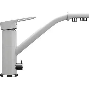 Смеситель для кухни Ulgran U-010 белый