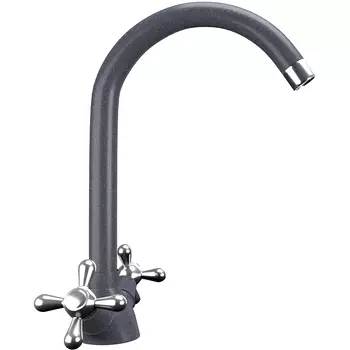 Смеситель для кухни Ulgran U-012 серый