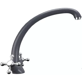 Смеситель для кухни Ulgran U-013 серый