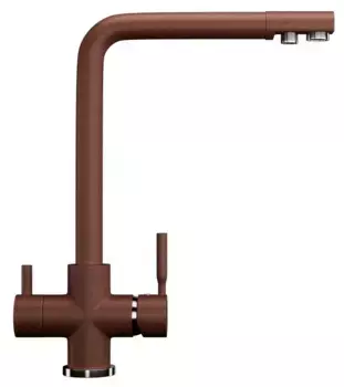 Смеситель для кухни Ulgran U-016 коричневый