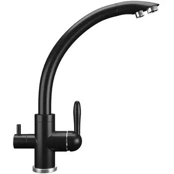 Смеситель для кухни Ulgran U-017 черный