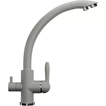 Смеситель для кухни Ulgran U-017 серый