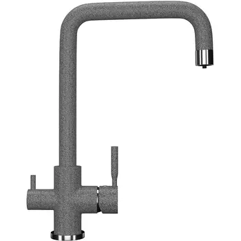Смеситель для кухни Ulgran U-019 темно - серый