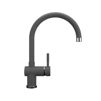 Смеситель для кухни Ulgran U-021 темно - серый