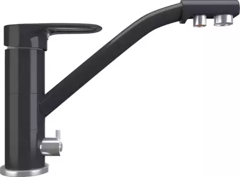 Смеситель для кухни Ulgran UQ-010 черный