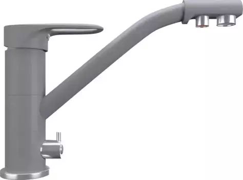 Смеситель для кухни Ulgran UQ-010 серый