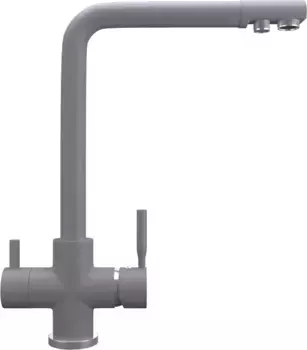 Смеситель для кухни Ulgran UQ-016 серый