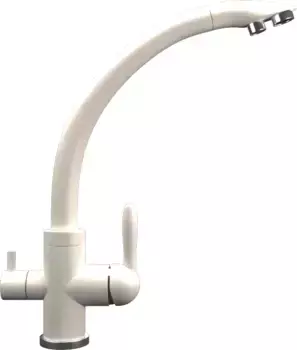 Смеситель для кухни Ulgran UQ-017 белый