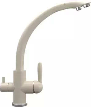 Смеситель для кухни Ulgran UQ-017 бежевый