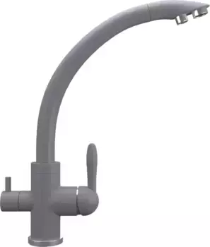Смеситель для кухни Ulgran UQ-017 серый