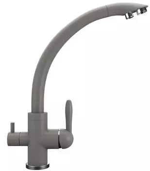 Смеситель для кухни Ulgran UQ-017 серый