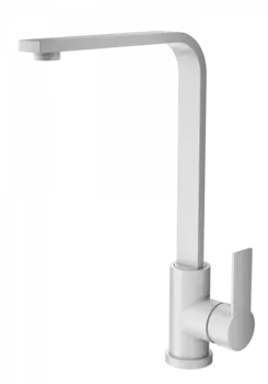 Смеситель для кухни WONZON & WOGHAND, Белый матовый (WW-AE4550-MW)