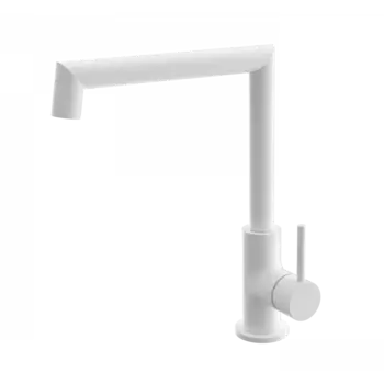 Смеситель для кухни WONZON & WOGHAND, Белый матовый (WW-L1005-MW)