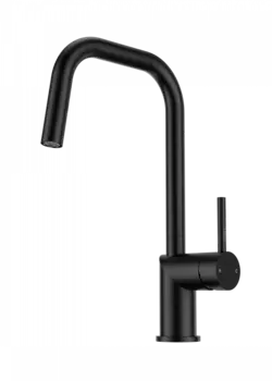 Смеситель для кухни WONZON & WOGHAND, Черный матовый (WW-6018-MB)