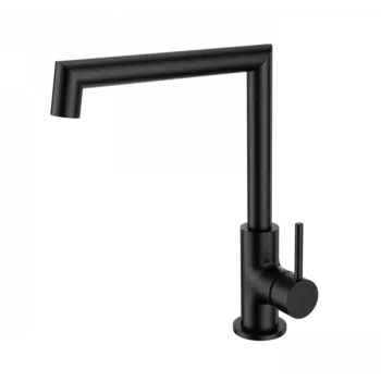 Смеситель для кухни WONZON & WOGHAND, Черный матовый (WW-L1005-MB)