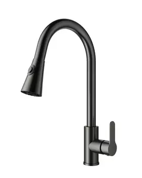 Смеситель для кухни Wonzon & Woghand WW-121E201L-BGG темный графит