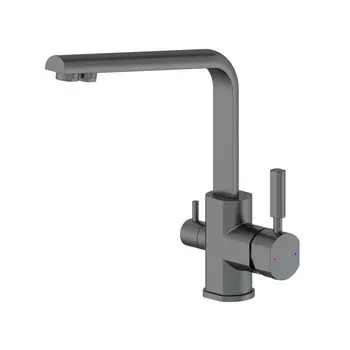 Смеситель для кухни Wonzon & Woghand WW-88458003-BGM темный графит