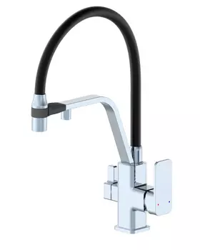 Смеситель для кухни Wonzon & Woghand WW-88458013-CR с гибким изливом, хром