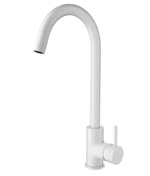 Смеситель для кухни Wonzon & Woghand WW-A21102-MW матовый белый